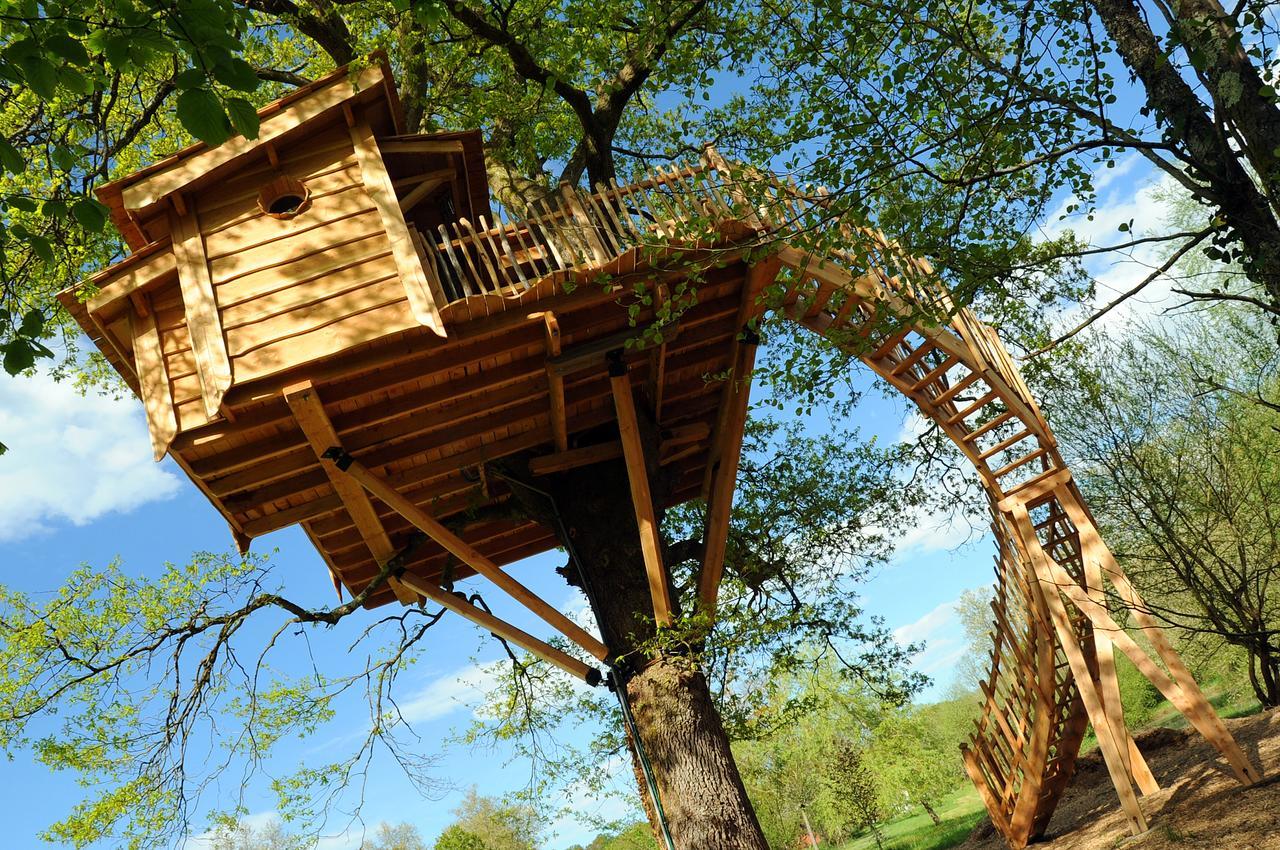 La Cabane du Vieux Chêne Susmiou Exterior foto